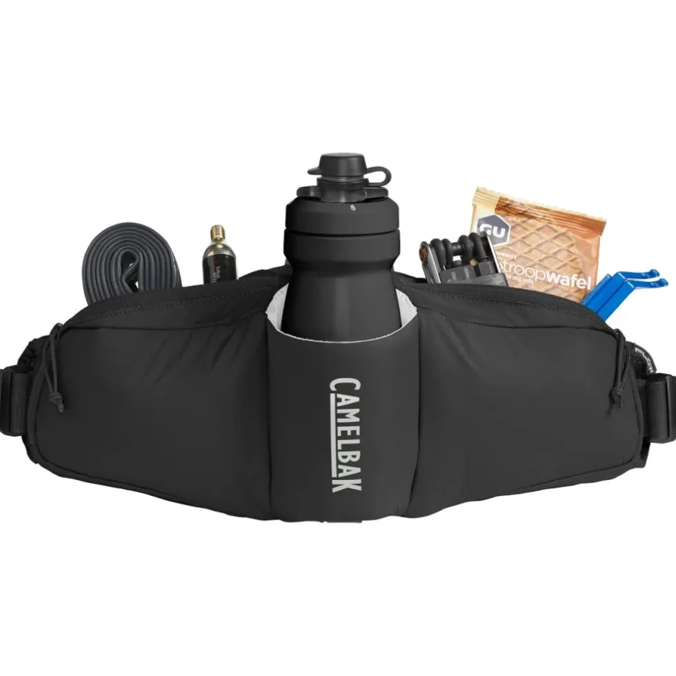 CamelBak Podium Flow 2L Heuptas + 620 ml Podium Dirt bike-fles - zwart