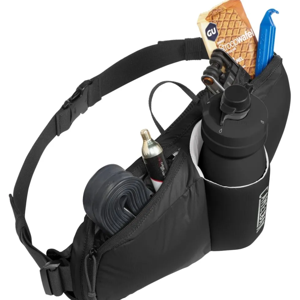 CamelBak Podium Flow 2L Heuptas + 620 ml Podium Dirt bike-fles - zwart