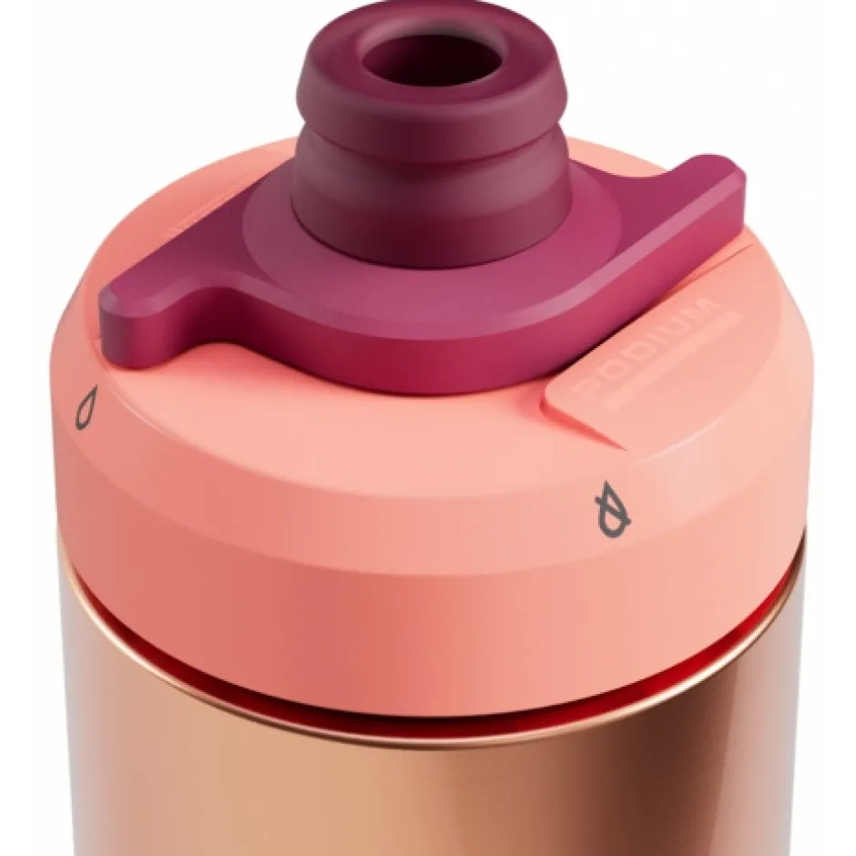 Bidons < CamelBak Podium Steel VSS Geïsoleerde fietsfles 650 ml - mercury blush