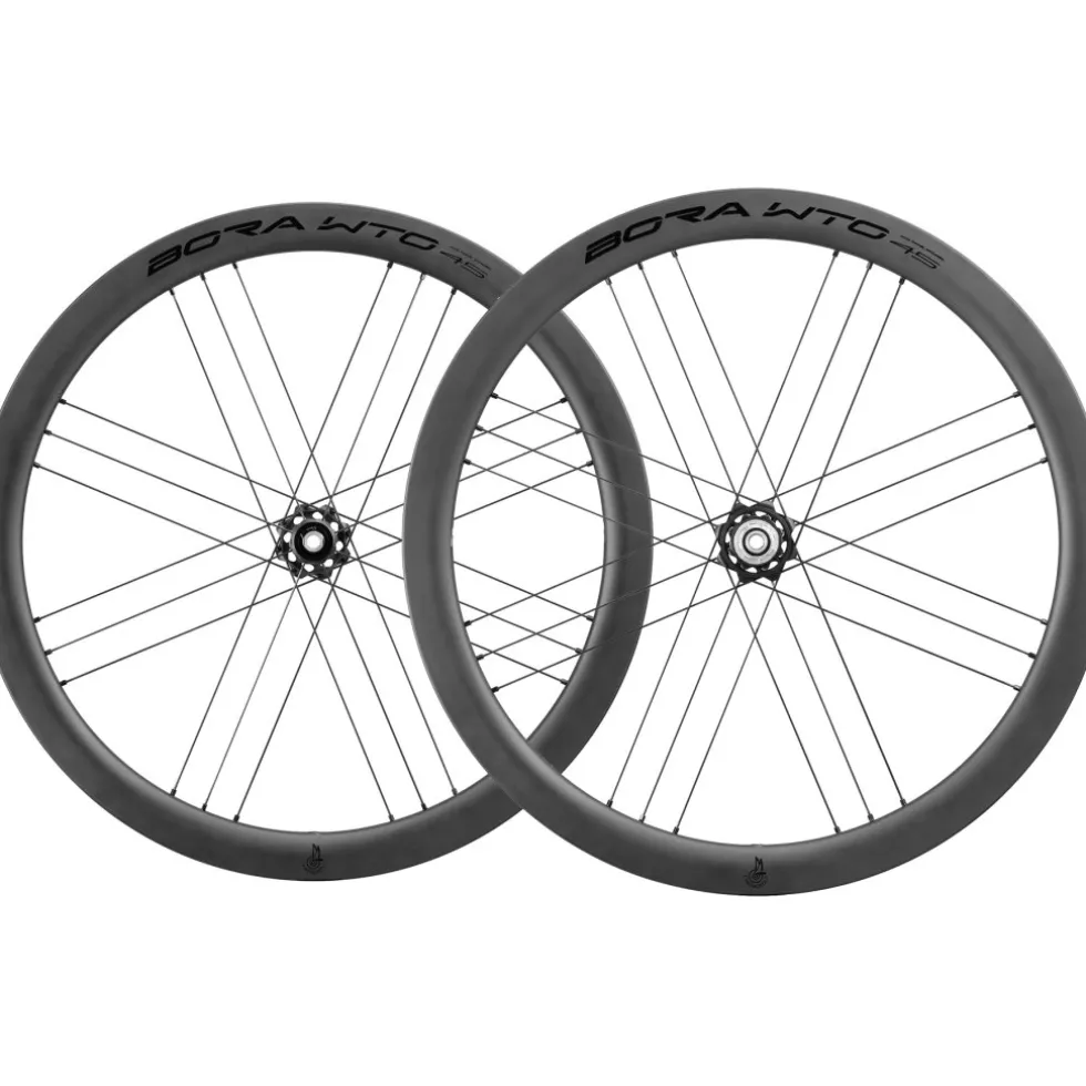 Campagnolo Bora WTO 45 DB Wielset - 28" | Carbon | 2-Way Fit | AFS - 12x100mm | 12x142mm - HG-EV | mat zwart