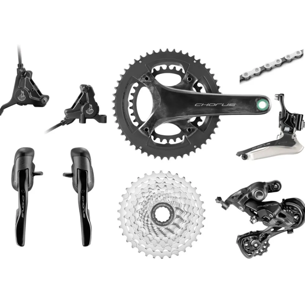 Campagnolo Chorus groepset 2x12-speed - hydraulische schijfrem - Flat mount