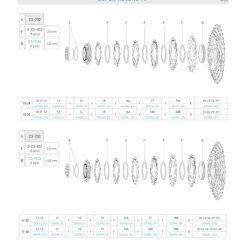 Campagnolo Rondsel - N3W | 13-voudig (WRL) - 16 Tanden | 13SWRL-16A