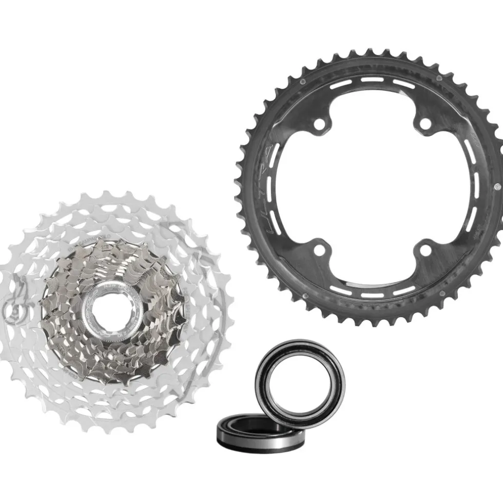 Campagnolo Ultra Complete Set - Kettingblad (Carbon) | Cassette (Titanium) | USB Lagers (Keramiek) | 2x13-voudig