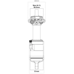 Cane Creek DB Air IL Demper (Next Gen) - zwart