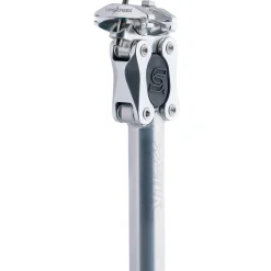 Cane Creek eeSilk+ Verende Zadelpen - Aluminium - 378 mm - Ø 27,2 mm - zilver