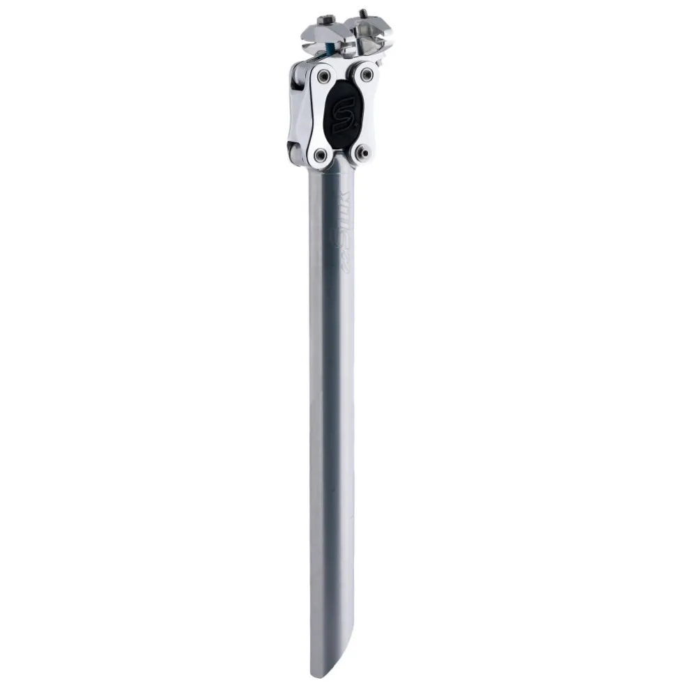 Cane Creek eeSilk+ Verende Zadelpen - Aluminium - 378 mm - Ø 27,2 mm - zilver