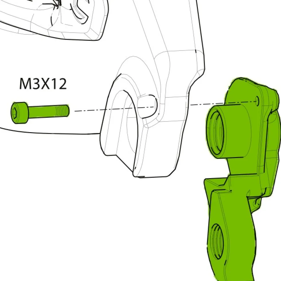 Cannondale CK3257U00OS Derailleur Hanger - Jekyll/Trigger MY18
