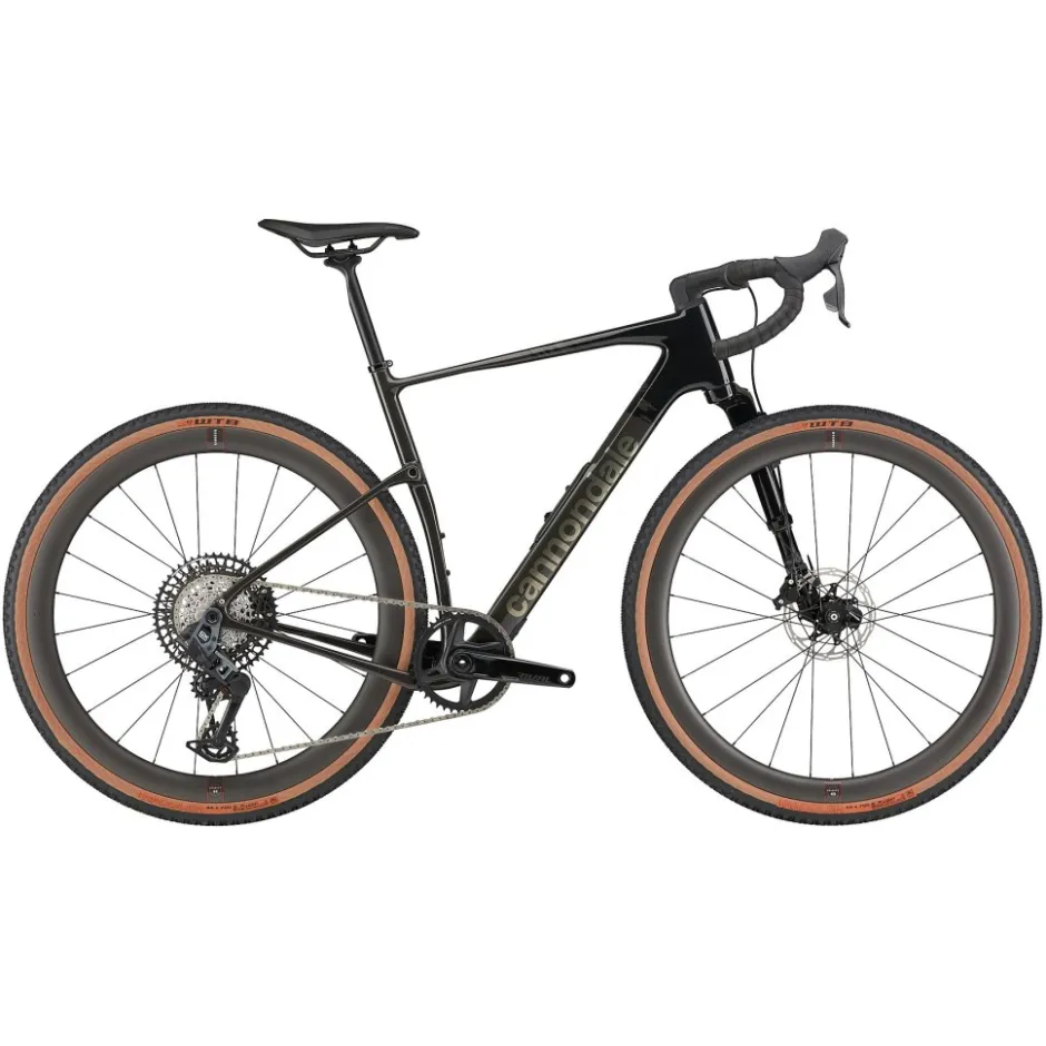 Gravelbikes Bikepacking < Cannondale TOPSTONE Carbon 1 Lefty AXS - Gravelbike - 2025 - zwart