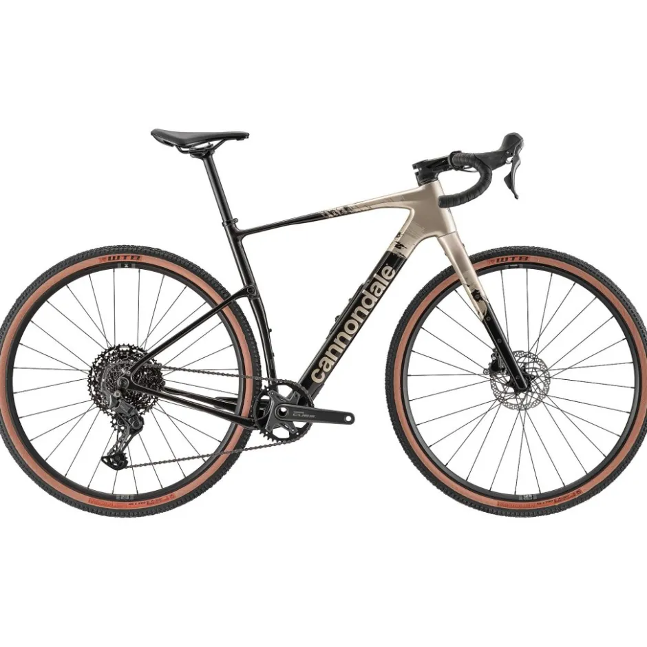 Gravelbikes Bikepacking < Cannondale TOPSTONE Carbon 4 - Shimano CUES - Gravelbike - 2026 - platinum