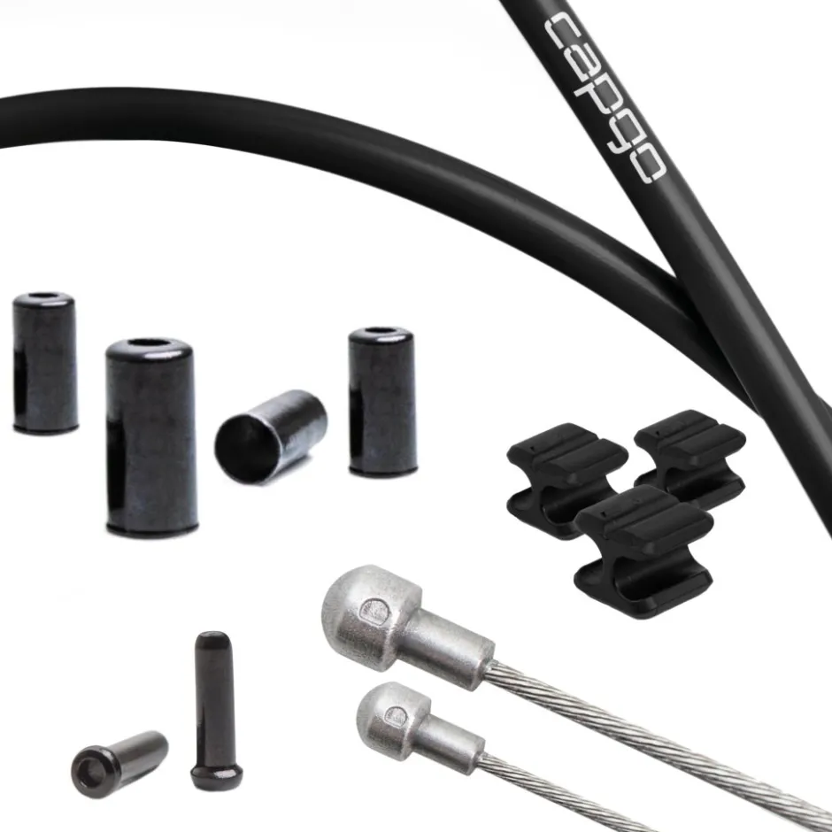 capgo Remkabelset - Blue Line | PTFE - Road (Shimano/SRAM) | wit