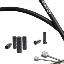 capgo Schakelkabelset - Blue Line ECO | Double (2x) | MTB/Road (Shimano/SRAM) - zwart