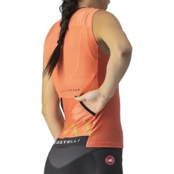 Castelli Free 2 Tri Tank Dames - coral flash 583