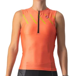 Castelli Free 2 Tri Tank Dames - coral flash 583