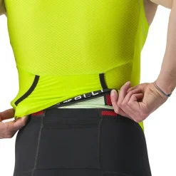 Castelli Free Tri 2 Shirt zonder Mouwen Heren - electric lime/niagara blue 383