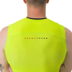 Castelli Free Tri 2 Shirt zonder Mouwen Heren - electric lime/niagara blue 383