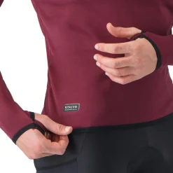 Castelli Unltd Roam Hoodie Heren - bordeaux/lead grey 421