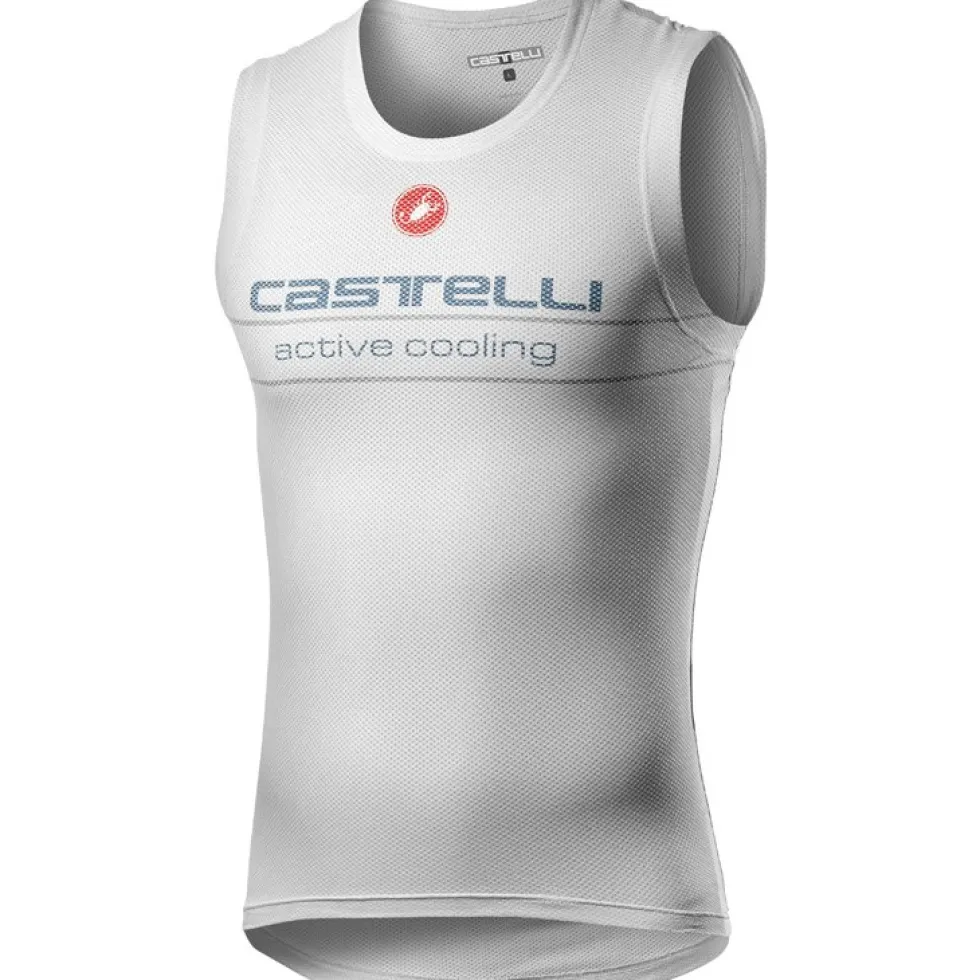 Castelli Active Cooling Hemd zonder Mouwen Heren - silver grey 870
