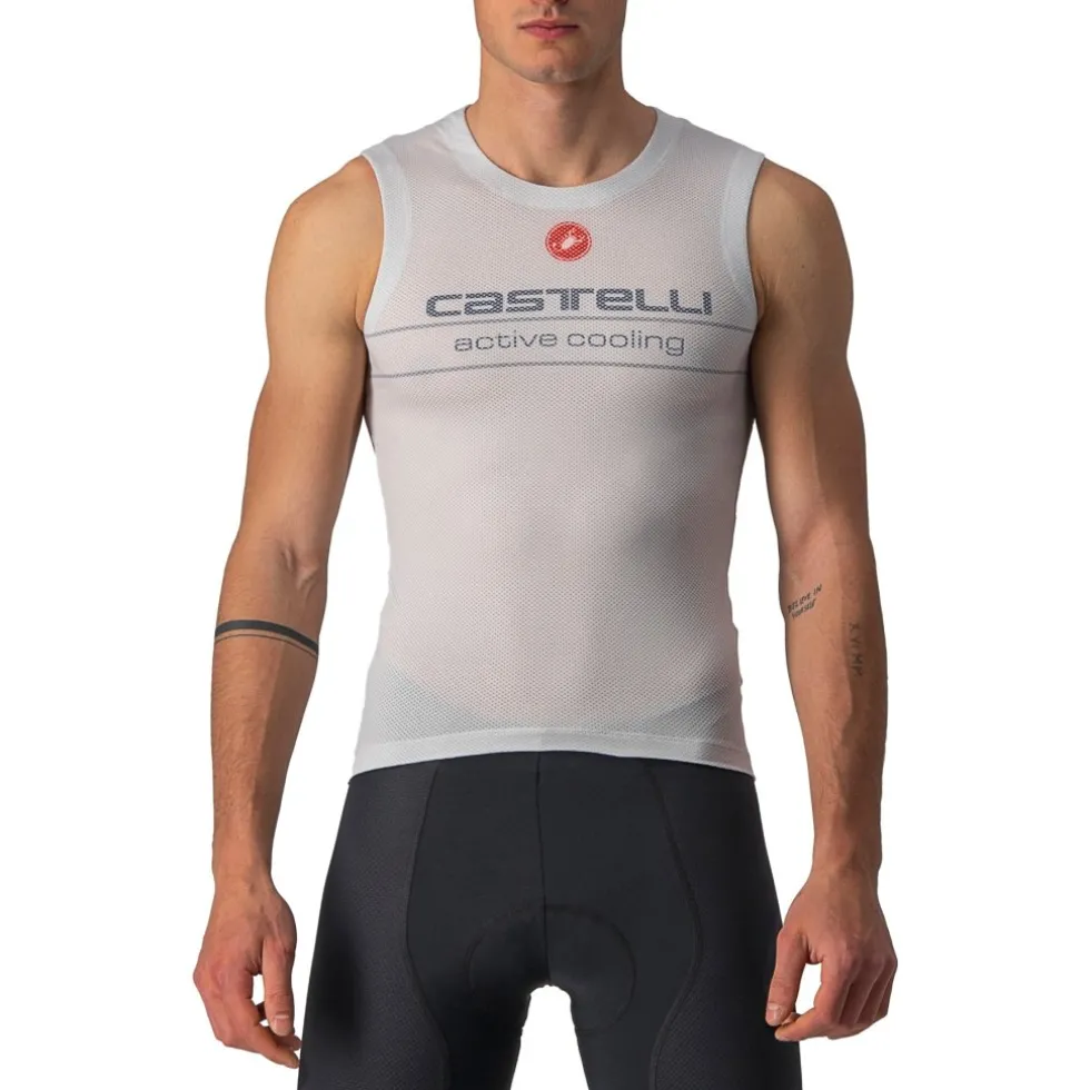 Castelli Active Cooling Hemd zonder Mouwen Heren - silver grey 870