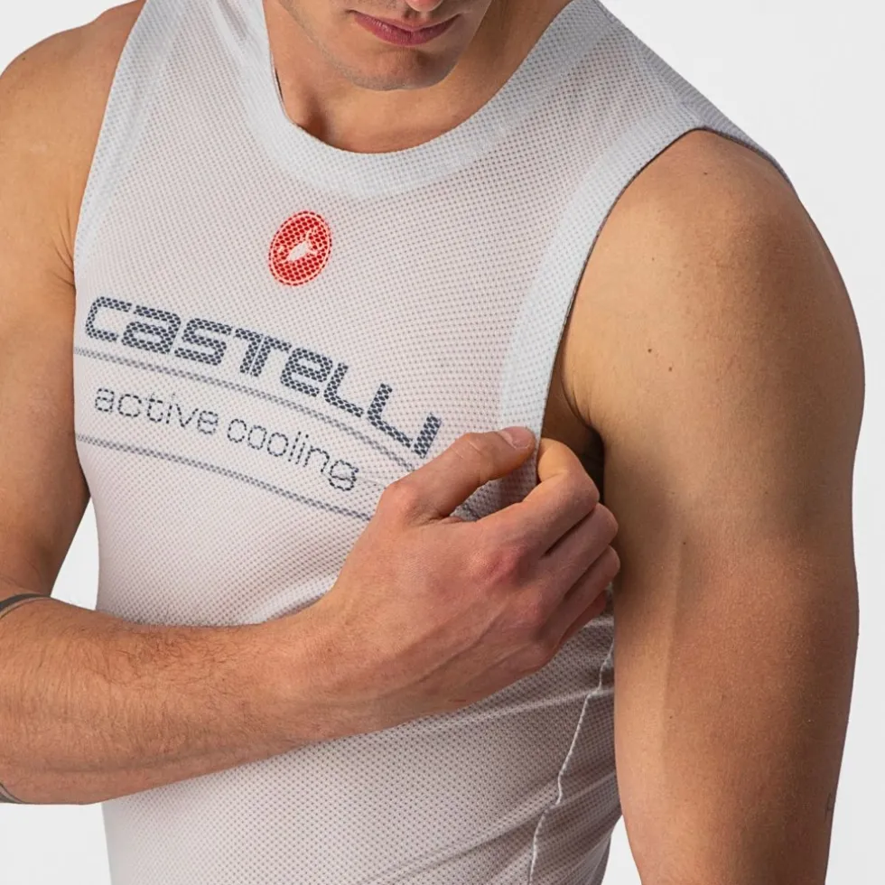 Castelli Active Cooling Hemd zonder Mouwen Heren - silver grey 870