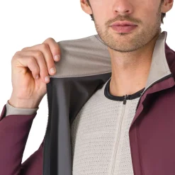 Castelli Alpha 150 Jas Heren - deep bordeaux/clay 625
