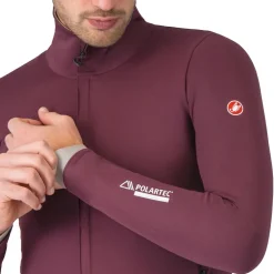 Castelli Alpha 150 Jas Heren - deep bordeaux/clay 625