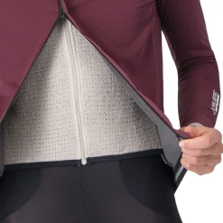 Castelli Alpha 150 Jas Heren - deep bordeaux/clay 625