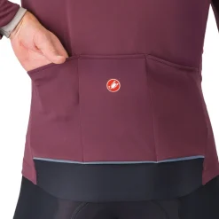 Castelli Alpha 150 Jas Heren - deep bordeaux/clay 625