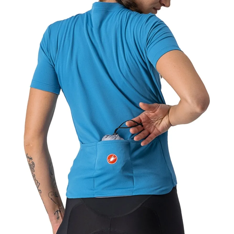 Castelli Aria Shell Jas Dames - silver grey 870