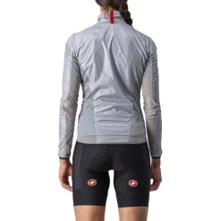 Castelli Aria Shell Jas Dames - silver grey 870