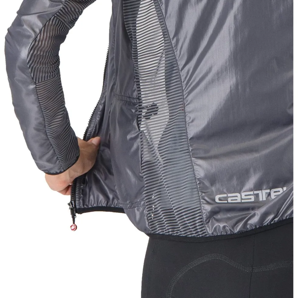 Castelli Aria Shell Jas Dames - dark grey 030
