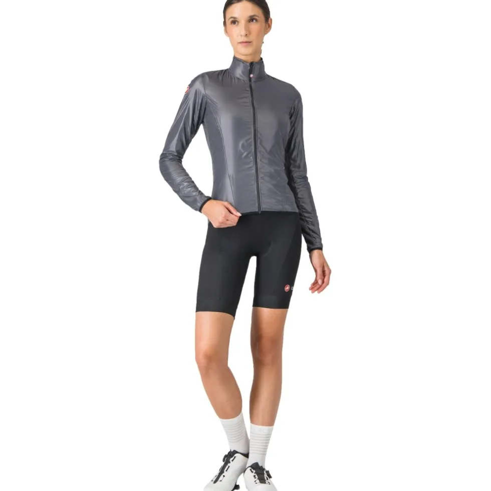 Castelli Aria Shell Jas Dames - dark grey 030