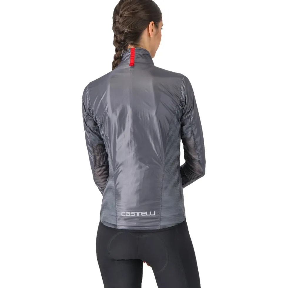Castelli Aria Shell Jas Dames - dark grey 030