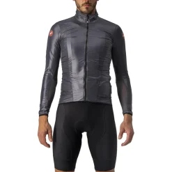Castelli Aria Shell Jas Heren - dark grey 030