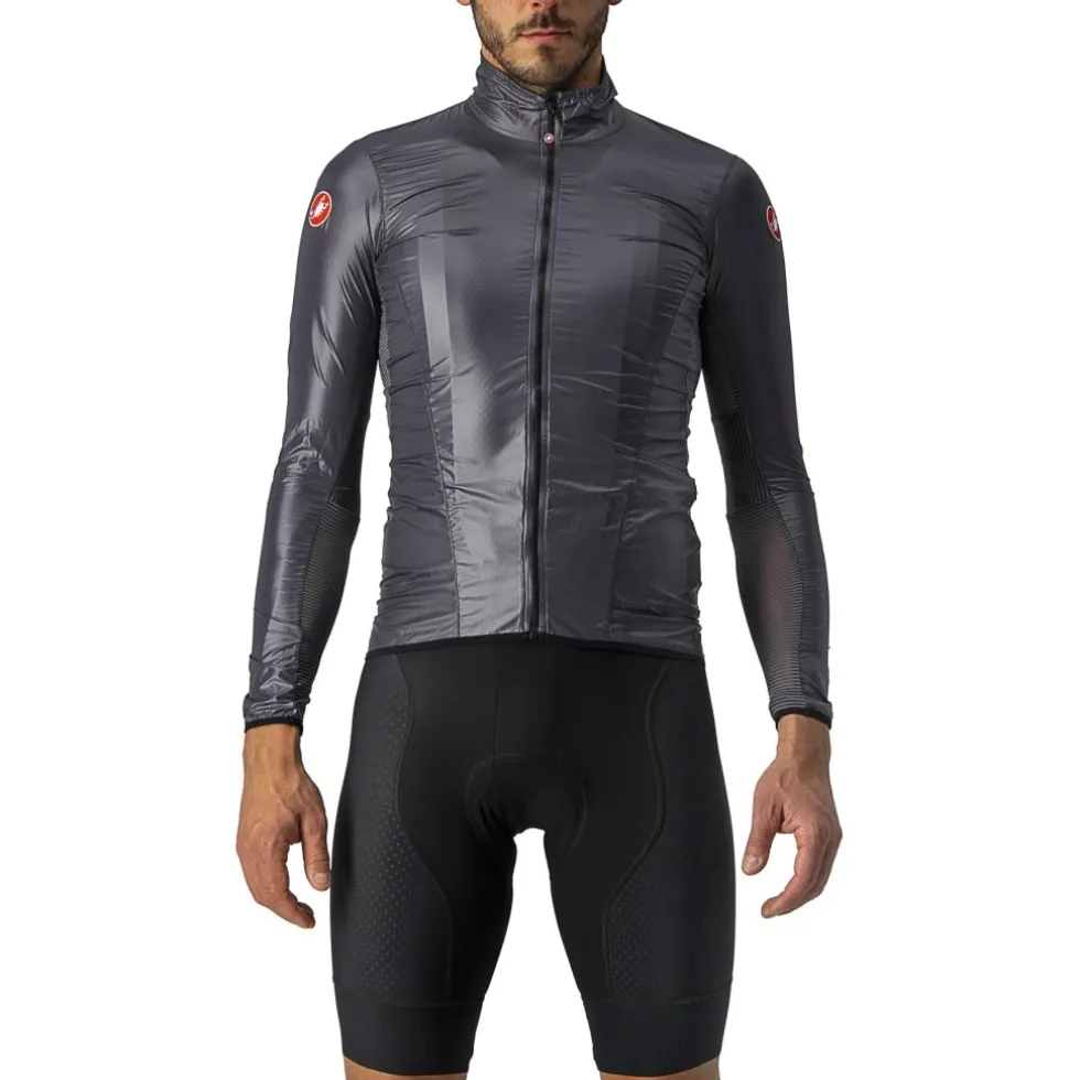 Castelli Aria Shell Jas Heren - dark grey 030