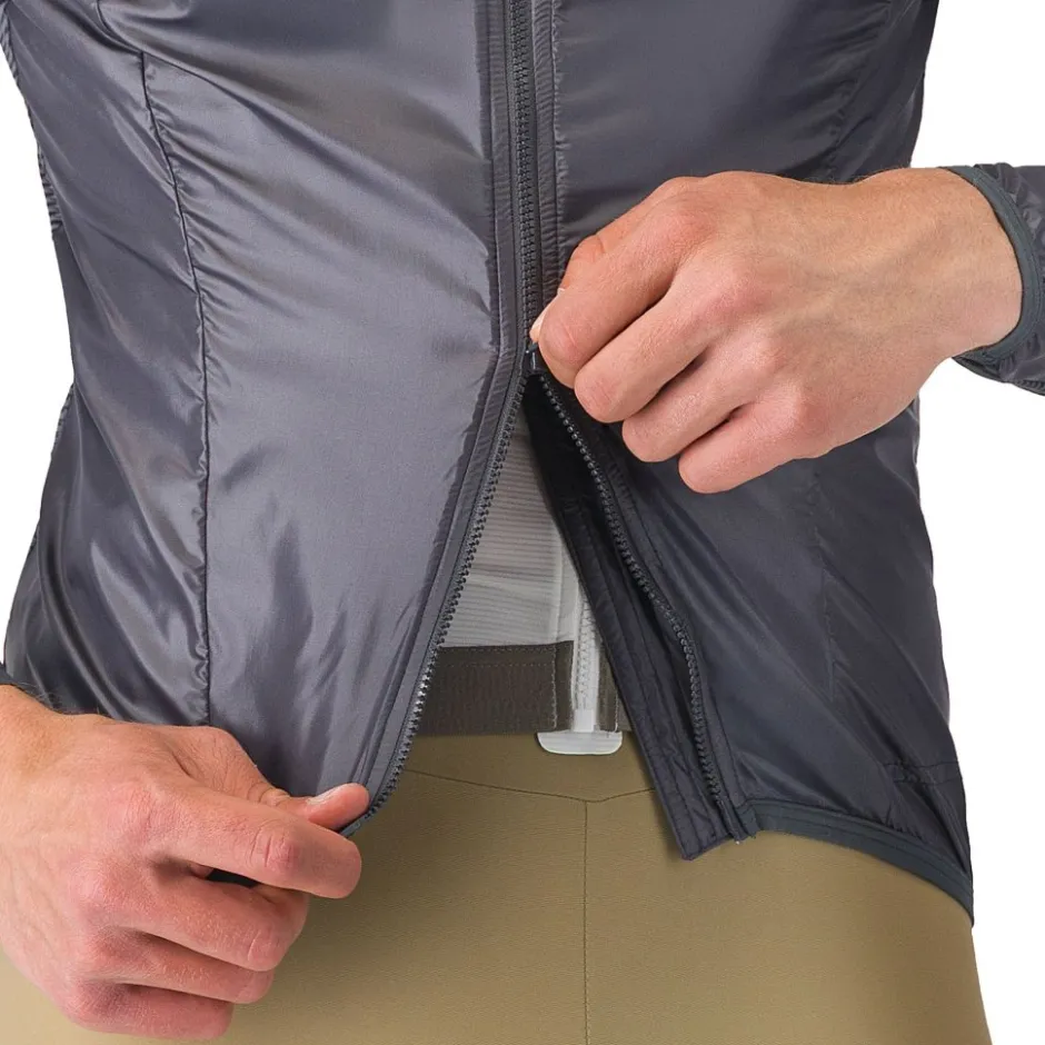 Windjacks < Castelli Aria he 2 Ja Heren - dark grey 030