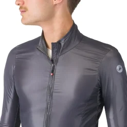 Windjacks < Castelli Aria he 2 Ja Heren - dark grey 030
