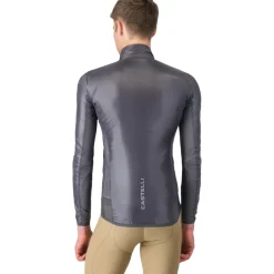 Windjacks < Castelli Aria he 2 Ja Heren - dark grey 030