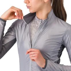 Castelli Aria Shell 2 Jas Vrouwen - silver grey 870