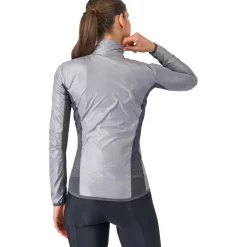 Castelli Aria Shell 2 Jas Vrouwen - silver grey 870