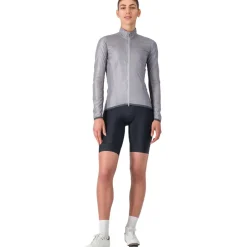 Castelli Aria Shell 2 Jas Vrouwen - silver grey 870