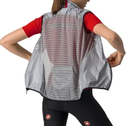 Vesten < Castelli Aria Vest Dames - siver grey 870