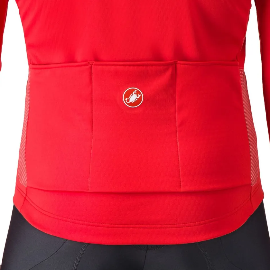 Racefietsjacks|Winterjassen < Castelli Copetizione Ja Heren - rood 023