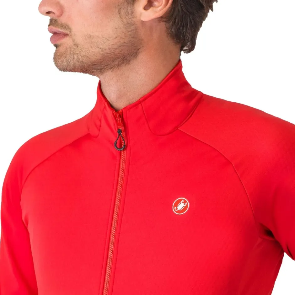 Racefietsjacks|Winterjassen < Castelli Copetizione Ja Heren - rood 023