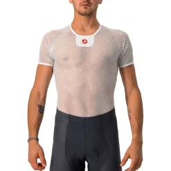 Castelli Core Mesh 3 SS Hemd met Korte Mouwen Heren - wit 001