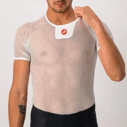 Castelli Core Mesh 3 SS Hemd met Korte Mouwen Heren - wit 001