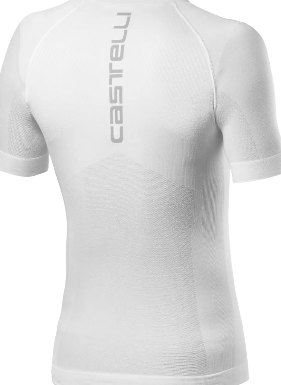 Ondershirts < Castelli Core Seamless Hemd met Korte Mouwen Heren - wit 001