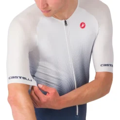 Trisuits|Trisuits < Castelli Core Tri Racebody Korte ouw Heren - begian bue/white 424