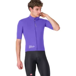 Castelli Do.Di.Ci. Jas met Korte Mouwen Heren - ultraviolet 501