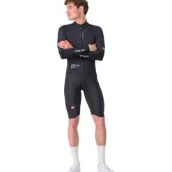 Castelli Do.Di.Ci. Jas met Korte Mouwen Heren - light black 085