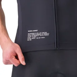 Castelli Do.Di.Ci. Jas met Korte Mouwen Heren - light black 085